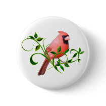 Cardinal Pinback Button