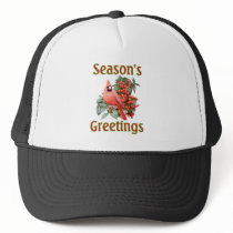 Cardinal Christmas Trucker Hat