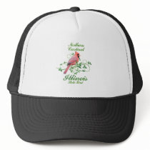 Cardinal Illinois State Bird Mesh Hats
