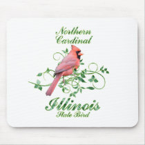 Cardinal Illinois State Bird Mousepad