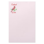 Cardinal Lover Personalized Stationery