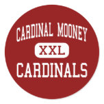 Cardinal Mooney - Cardinals - High - Youngstown Round Stickers