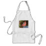 Cardinal on Bird Bath Apron