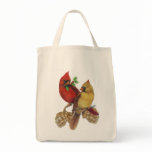 Cardinal Pair Tote Bag