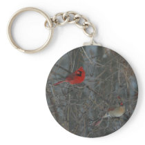 Cardinal Pair Key Chains