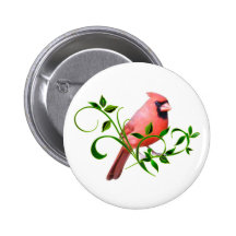 Cardinal Pinback Button