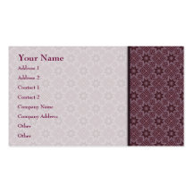 Cardinal Star Art Pattern - Business Card