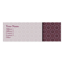Cardinal Star Art Pattern - Profile Business Car Business Card Templates