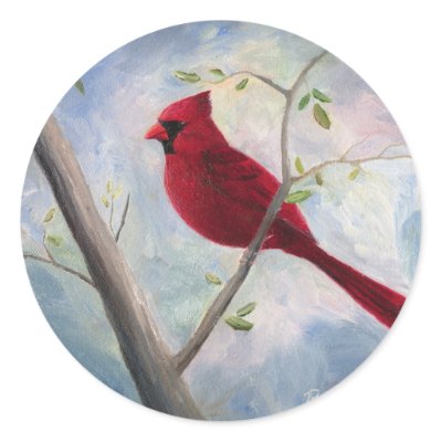 cardinal sticker by bmthour