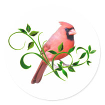 Cardinal Sticker