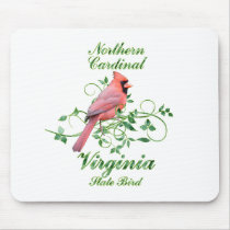 Cardinal Virginia State Bird Mousepads