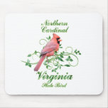 Cardinal Virginia State Bird Mousepads