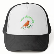 Cardinals Brighten My Day Mesh Hat