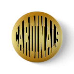 CARDINALS - GOLD TEXT PIN