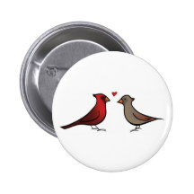 Cardinals in Love Button