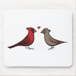 Cardinals in Love Mousepad