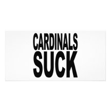 Cardinals Suck Photo Cards