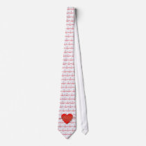 CARDIOGRAM WITH HEART TIE