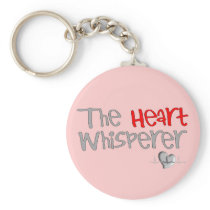 Cardiologist Gifts "The Heart Whisperer" Key Chains