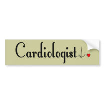 Cardiologist QRS Complex Gifts Bumper Stickers