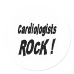 Cardiologists Rock! Sticker