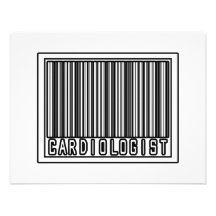 Cardiologue de code barres invitation personnalisée