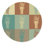 Cardiology Pop Art Stickers