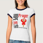 Cardiovascular Disease Hope Love Faith Prayer t-shirts