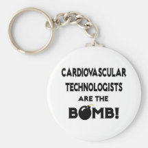 Cardiovascular Technologists Are The Bomb! Keychain