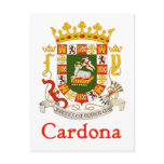 Cardona Shield of Puerto Rico Post Cards