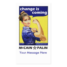 Cards - Change is coming Business Card Template