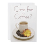 Care for Coffee Invitations