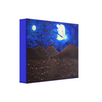 Care of the Soul Angel Painting Canvas (8" x 10") Stretched Canvas Print