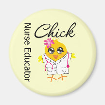 Career Nurse Chick - Nurse Educator Fridge Magnets