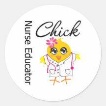 Career Nurse Chick - Nurse Educator Sticker