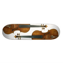 Careful How You Step on my Fiddle! Custom Skateboard