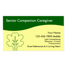 Caregiver Business Cards