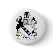 Carey Family Crest Button