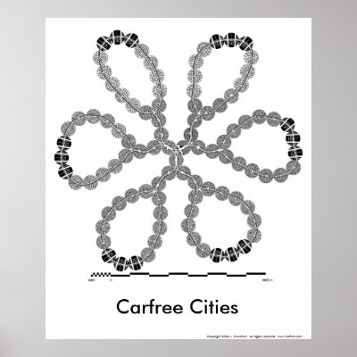Carfree Reference Design (b/w) Print by jh_crawford