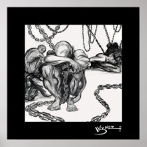Cargo - Black Art Canvas Print