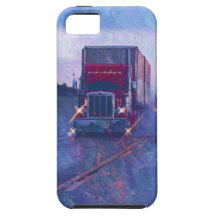 Cargo Hauling Freight Truck Driver's iPhone 5 Case