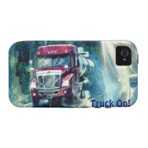 Cargo Hauling Tanker Truck Driver's iPhone 4 Case