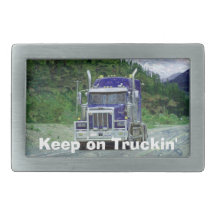Cargo Truck Drivers Transport Buckle Rectangular Belt Buckles