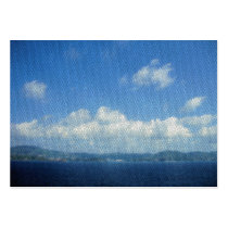 Caribbean Islands Mosaic Tile Design Business Card Template