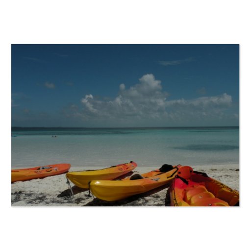 Caribbean Kayaks ATC Card Business Card Template
