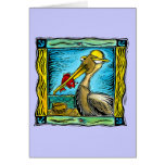 Caribbean Pelican Card
