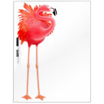Caribbean Pink Flamingo Dry Erase Board