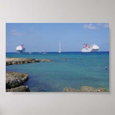 Caribbean Sea Cruise Posters by dzzyblond1