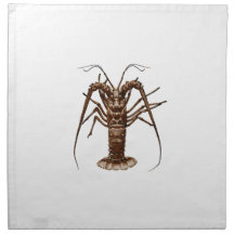 Caribbean Spiny Lobster Cloth Napkin