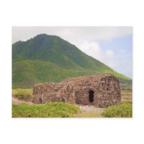 Caribbean Stone Ruins Lime Kiln,Nevis,W.I. Postcards